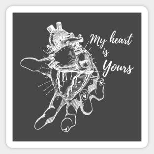 Valentine's Day: My heart is yours Sticker